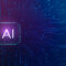 Digital illustration of AI technology in action representing AI in Action 2025, symbolizing advanced machine learning and stronger cybersecurity for modern businesses.