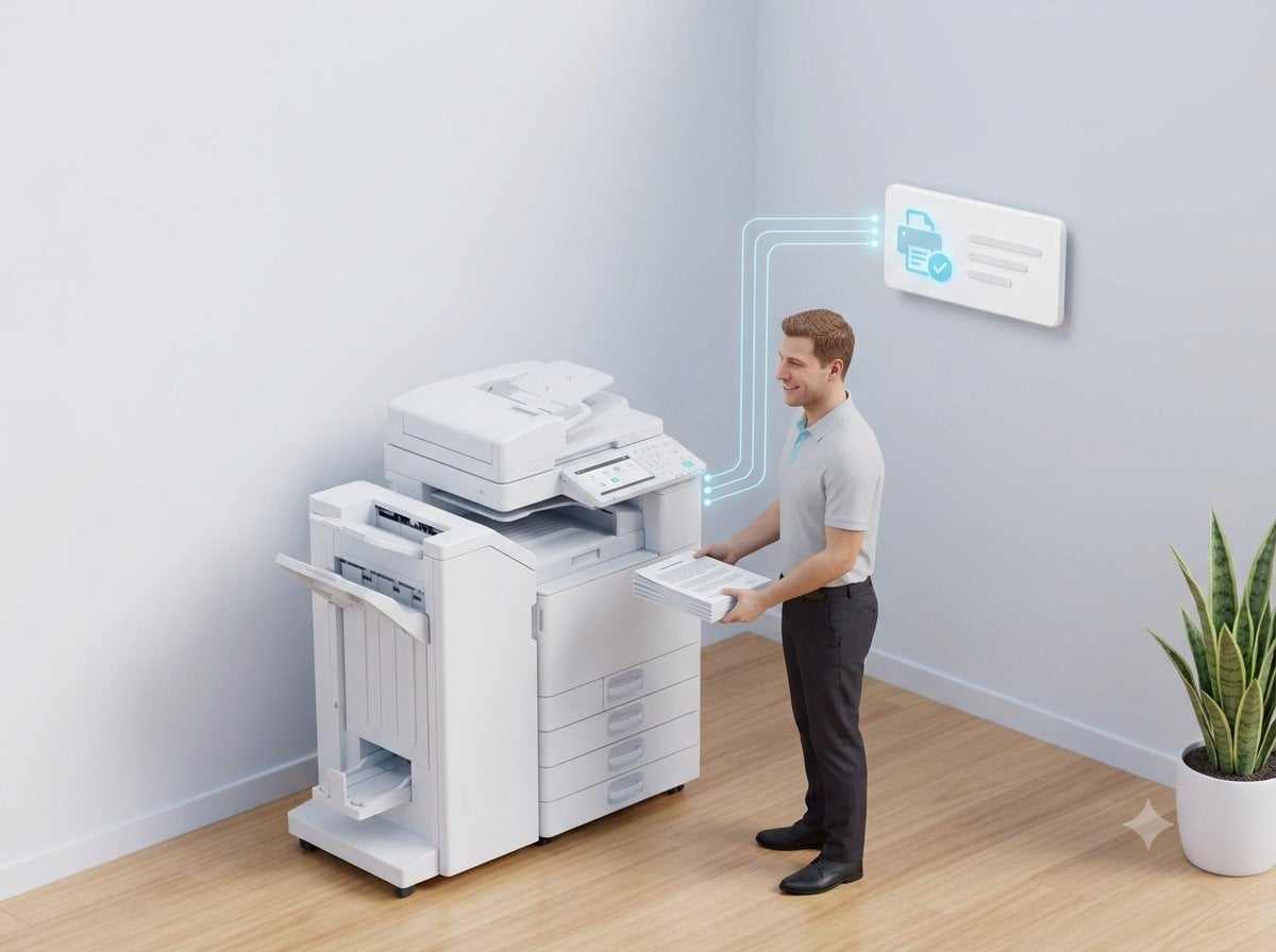 Managed print services - office printers, copiers and scanners monitored and maintained by MOATiT
